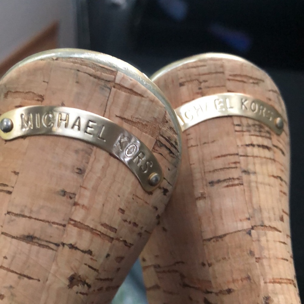 Michael Kors Platform Mules | Designer Casual Heels | MK Heels - Picture 5 of 8